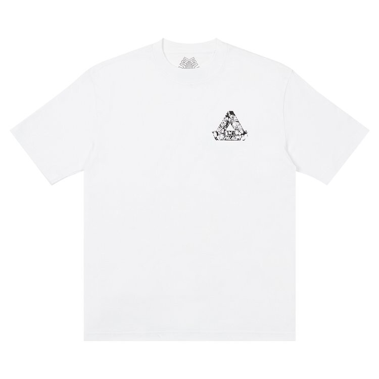 

Футболка Palace Tri-Heads T-Shirt 'White', белый