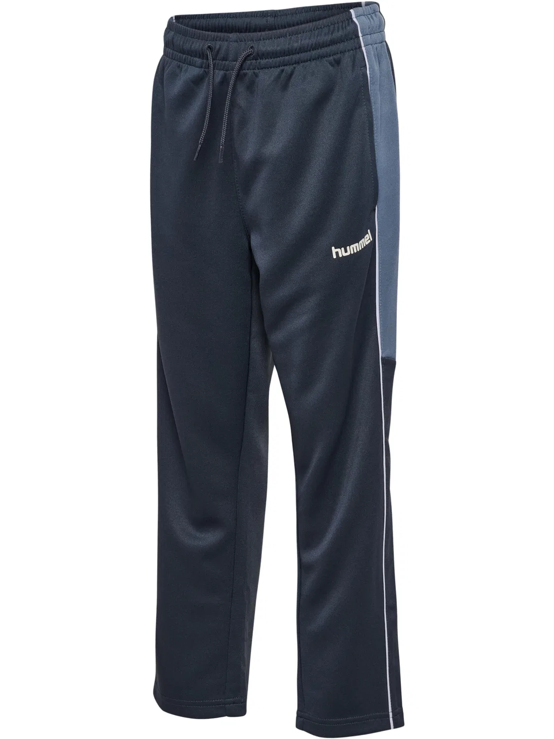 Детские спортивные брюки с регулируемой талией Hmljr Reg Poly Block Hummel, Dark Blue — фото 4