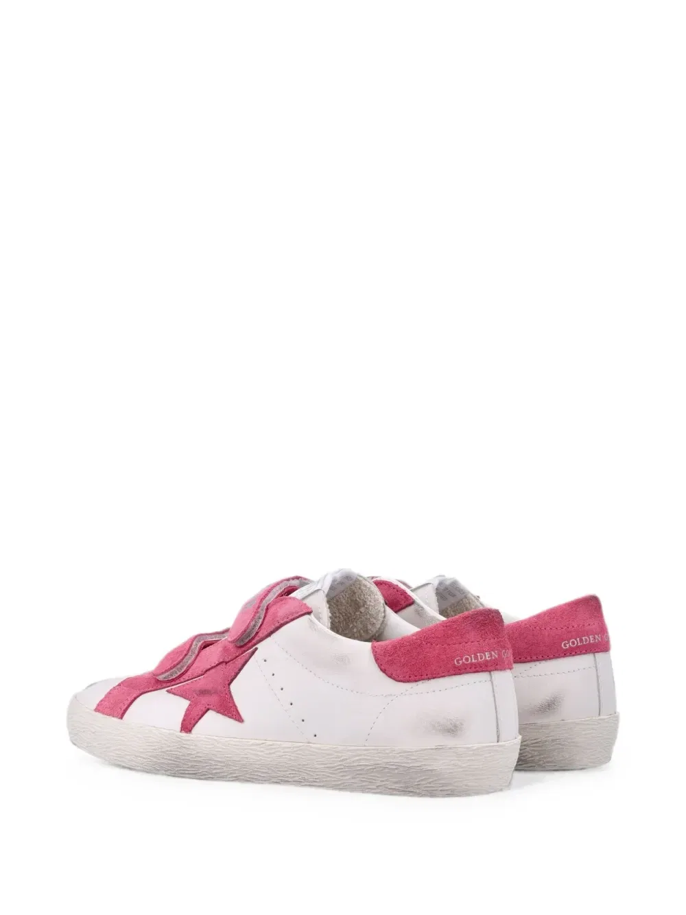 Кеды Old School со звездной нашивкой Golden Goose Kids, белый — фото 2