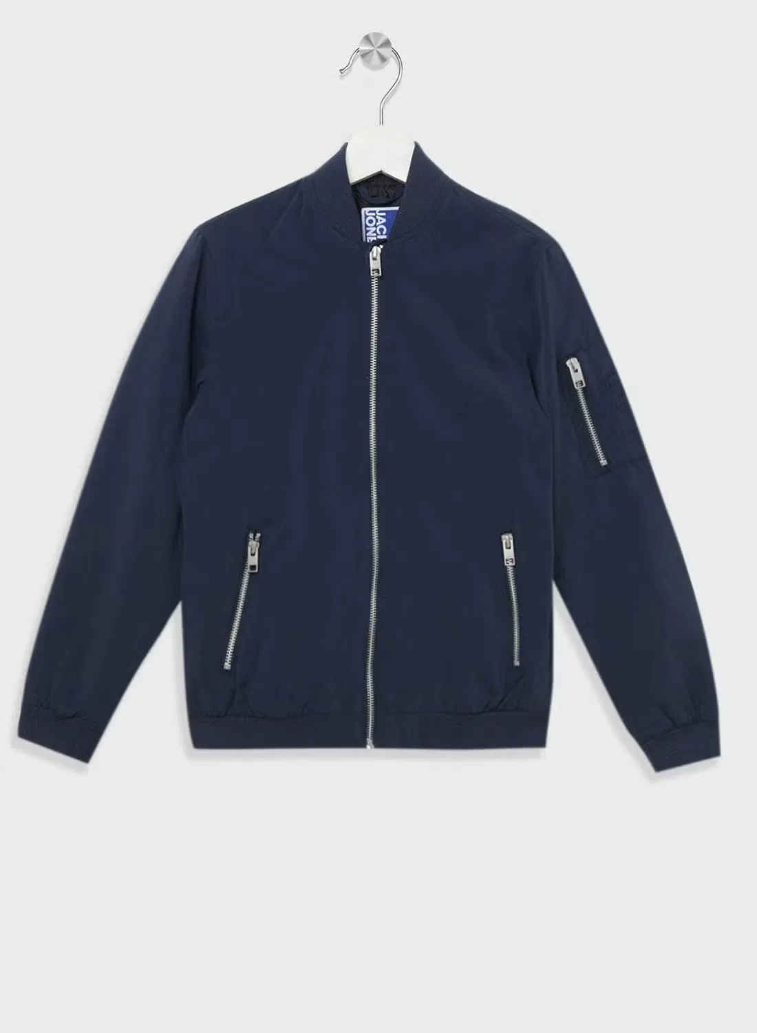 Куртка на молнии для мальчиков Jack & Jones Junior, темно-синий — фото 3