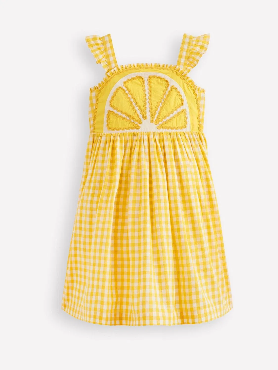 Платье с фруктовым принтом, модель Novelty Strappy Boden, желтый — фото 2