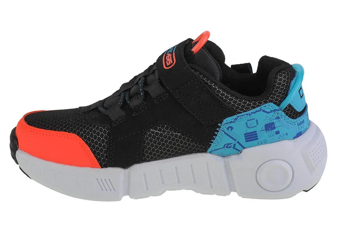 Детские кроссовки для мальчиков Gametronix Skechers, Schwarz Weiss — фото 2