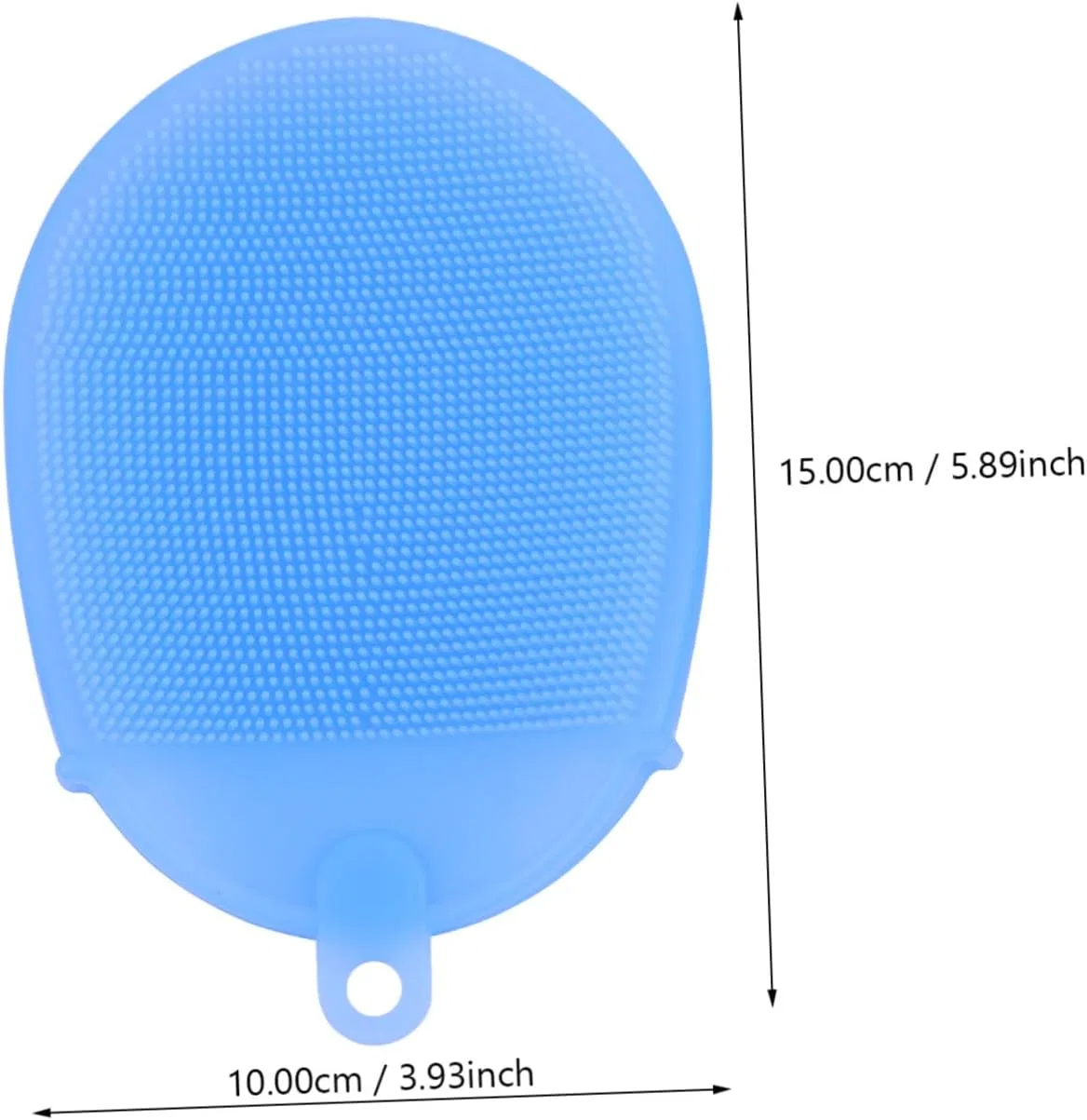 Массажная щетка из силикона Veemoon, 2 шт, для душа и ванны, 15x10x2.5 см — фото 2