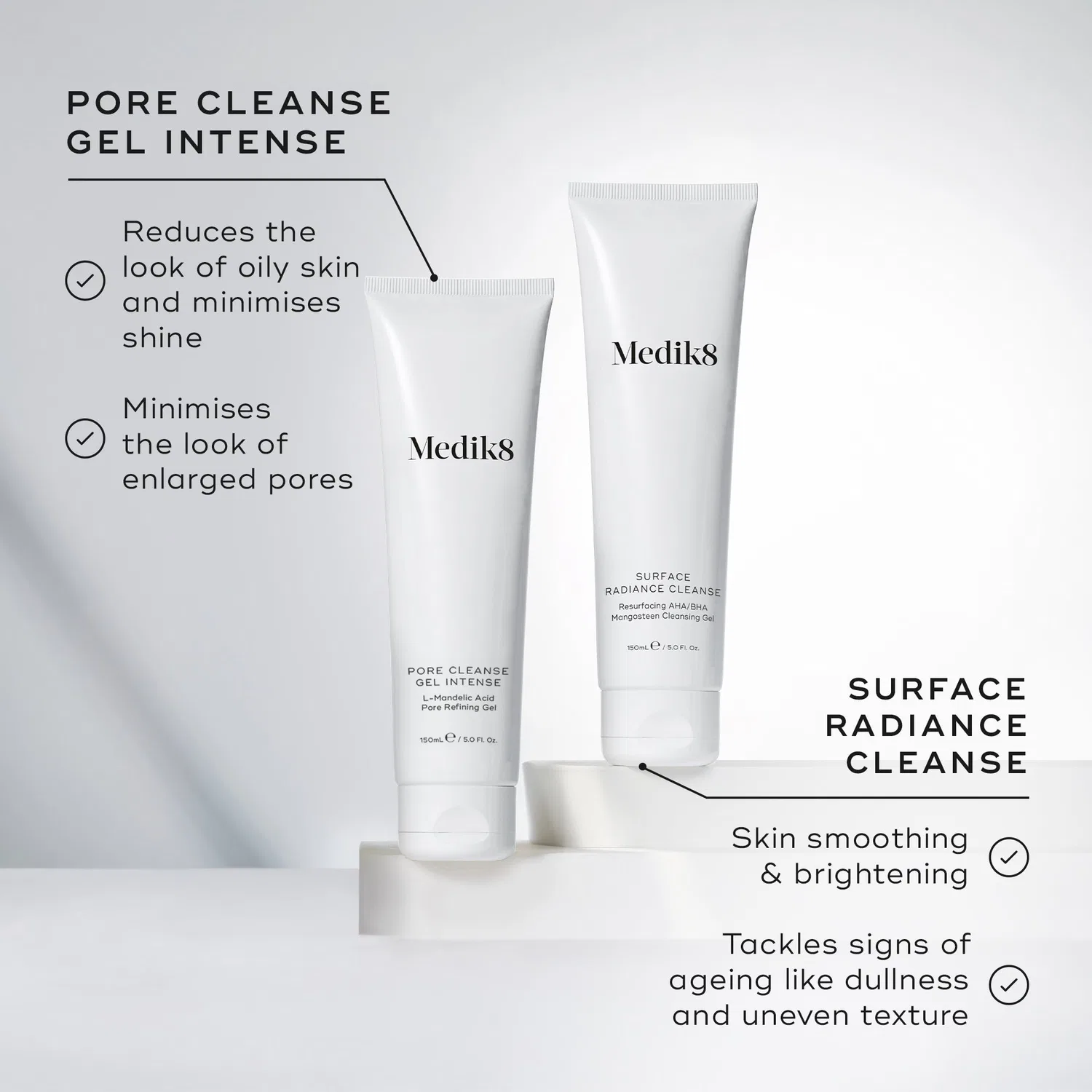 Очищающая пенка для лица Medik8 Surface Radiance Cleanse 150 мл — фото 4