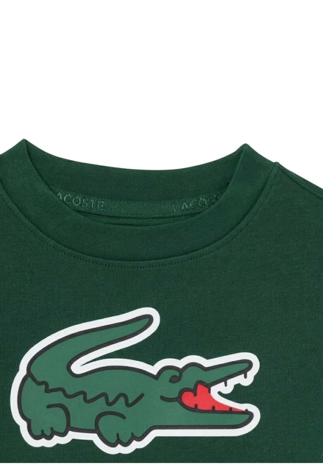 Футболка LCB UD Sport, цвет F9W - футболка с принтом Lacoste, Evergre — фото 3