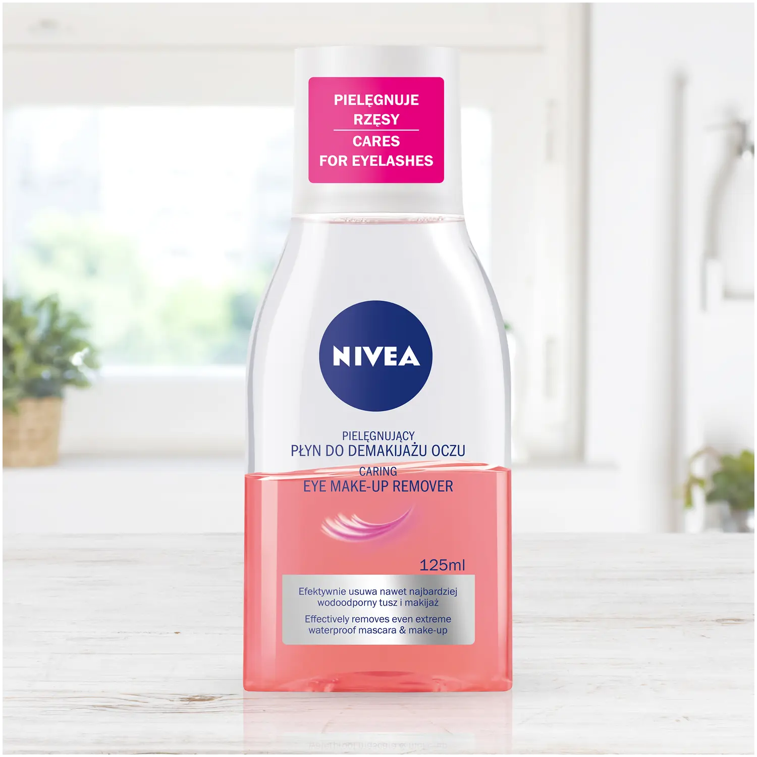 Средство для снятия макияжа Nivea — Ухаживающее двухфазное с глаз, 125 мл — фото 3