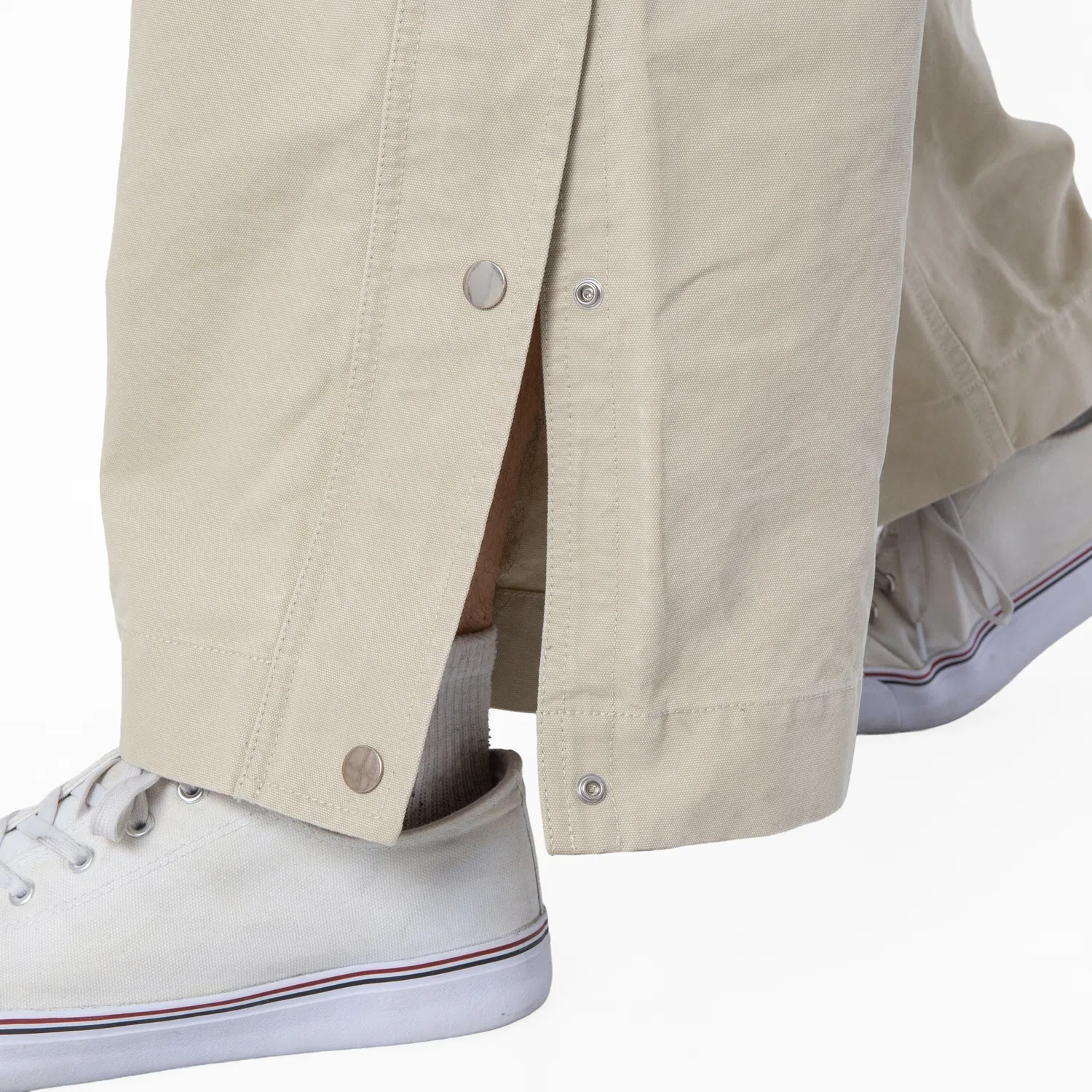 Брюки карго из хлопка Wide Leg Cotton Cargo Trousers Burberry, Plaster — фото 2