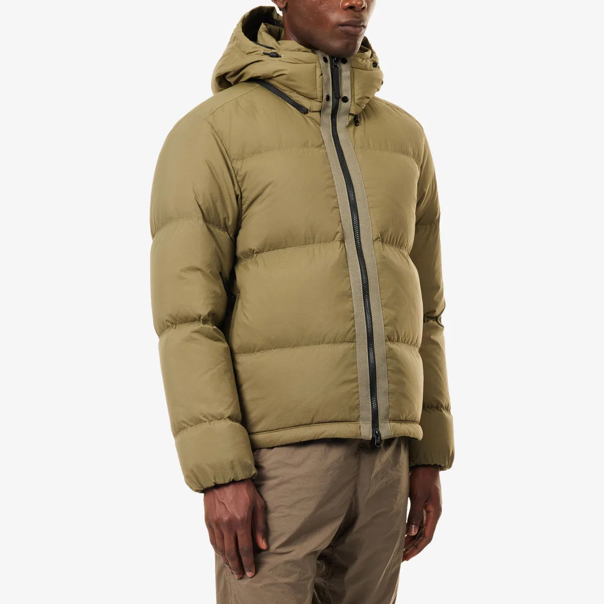 Куртка из рипстоп-кордуры с нейлоновым пухом Stone Island, зеленый — фото 3