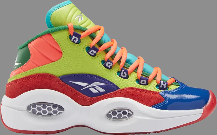 

Кроссовки question mid big kid 'color explosion' Reebok, многоцветный, Серый, Кроссовки question mid big kid 'color explosion' Reebok, многоцветный