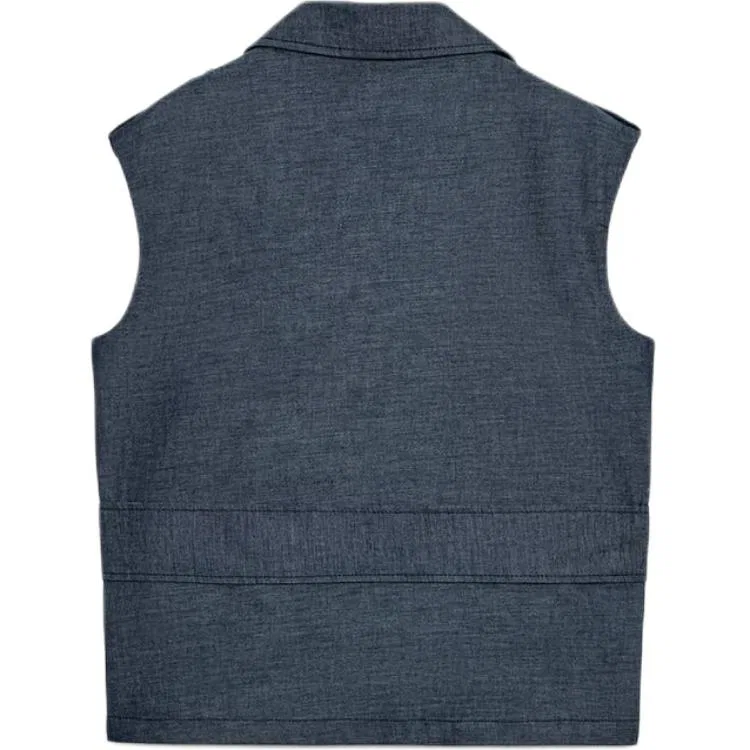 Женский топ без рукавов Indigo ZARA, Indigo — фото 3