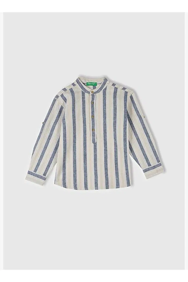 Детская рубашка для мальчиков с длинным рукавом 52vmcq03v910 United Colors Of Benetton, Multicolor