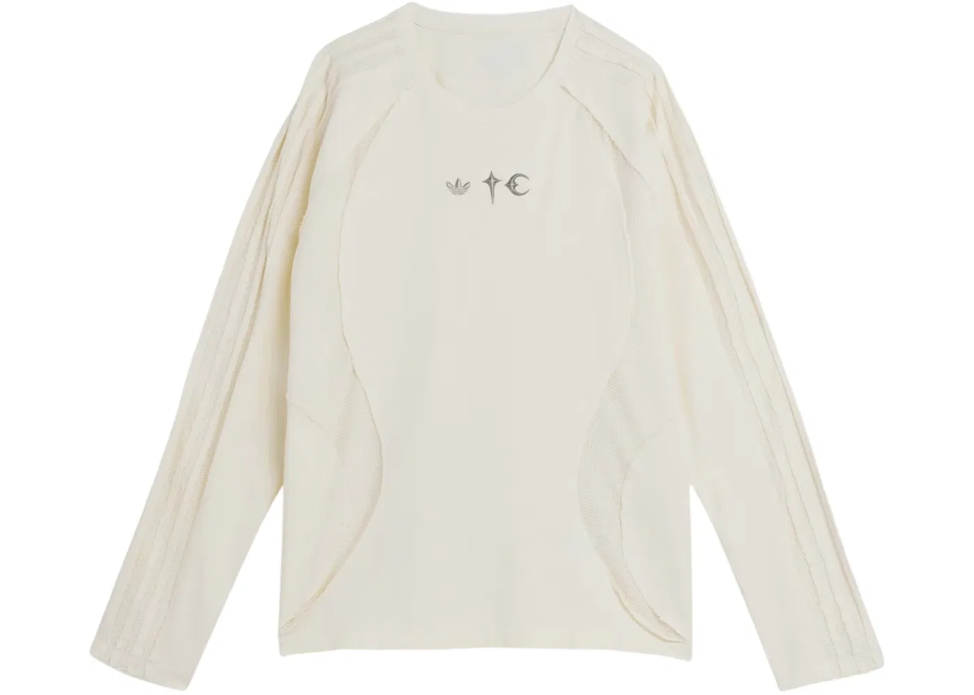 Мужская футболка с длинным рукавом Teamgeist Long Sleeve T-shirt Adidas, Cream White