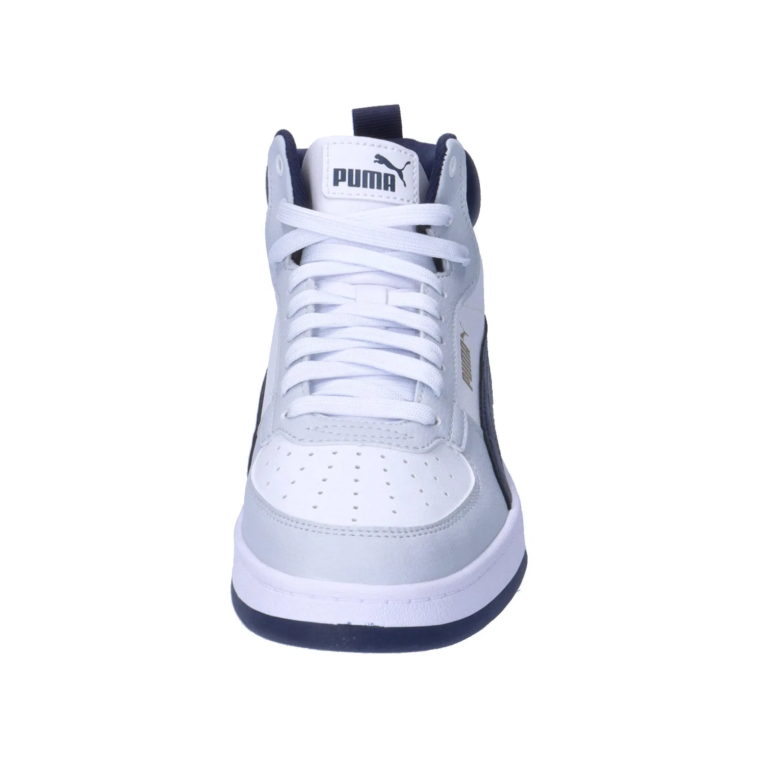 Детские кроссовки с высоким верхом Caven 2.0 Mid Jr Puma, Weiss Schwarz — фото 3