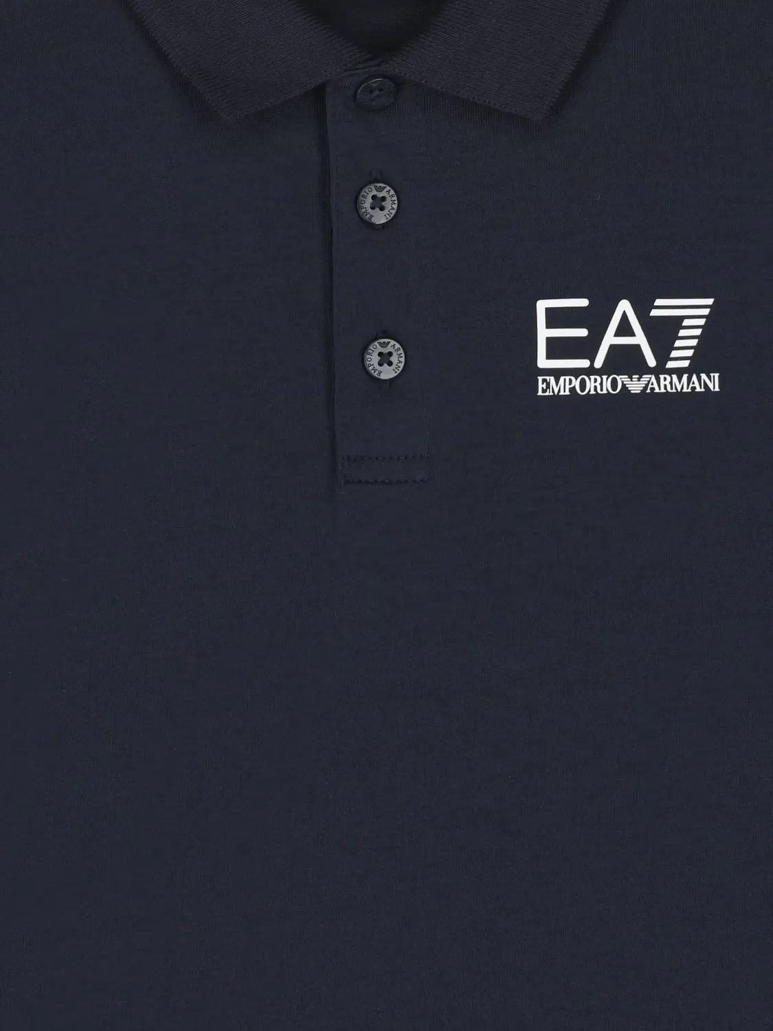 Рубашка поло с логотипом Ea7 Emporio Armani, синий — фото 3