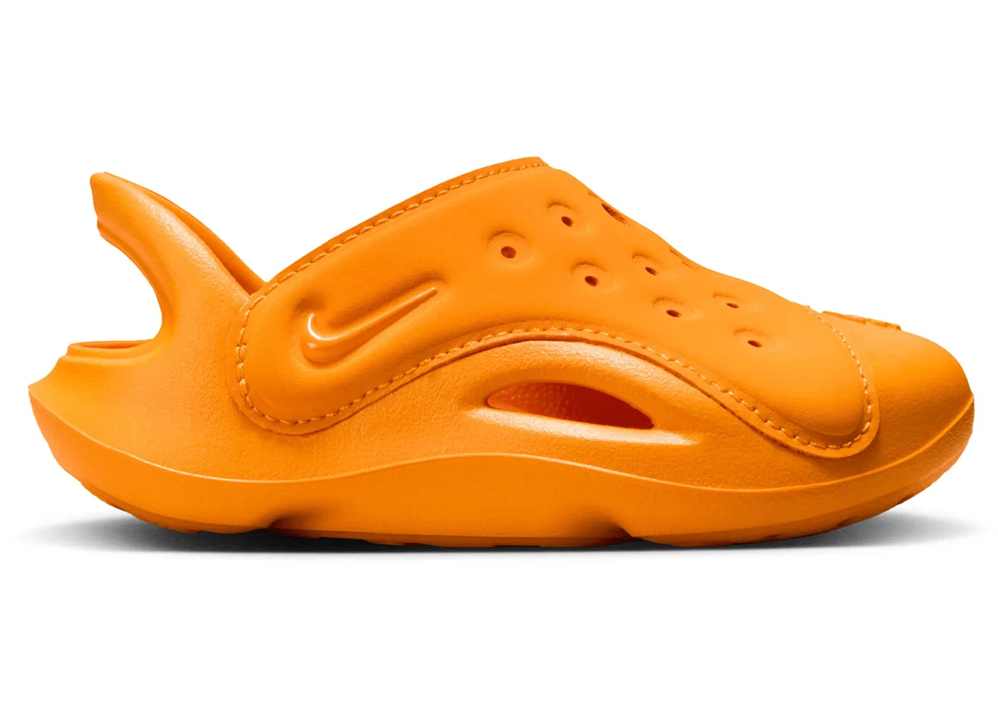 Детские сандалии с принтом Nike Aqua Swoosh Nike, Orange Peel/Picante Red/Orange Peel