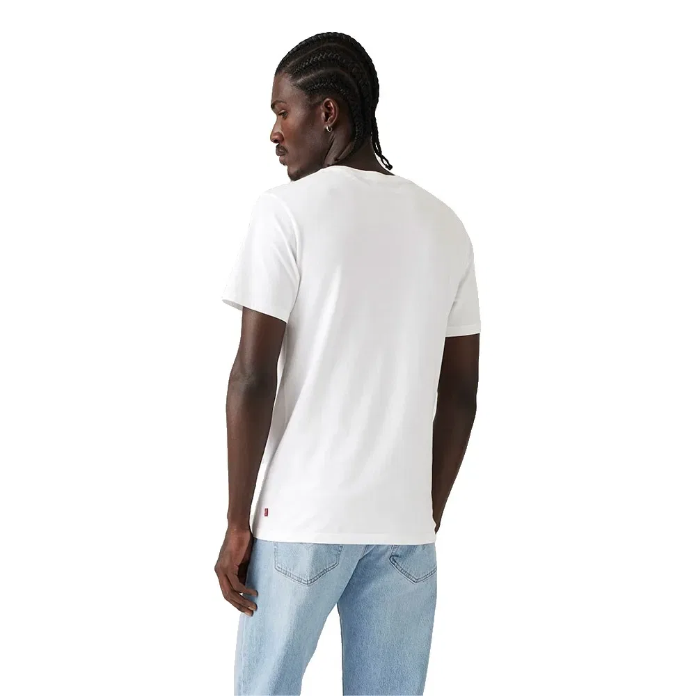 Мужская футболка с принтом 22491 Levi's, White — фото 2