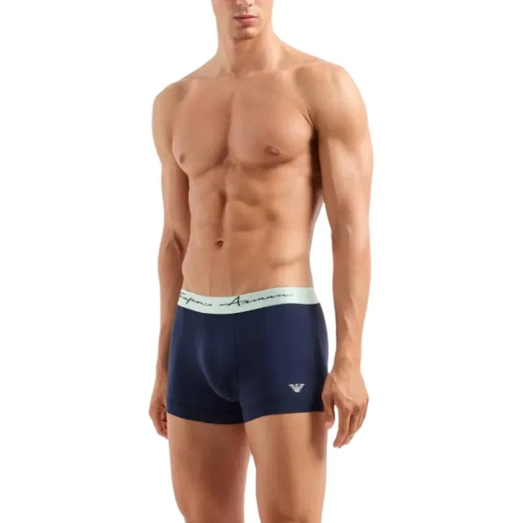 Мужские трусы-боксеры EMPORIO ARMANI, Marine Blue — фото 3