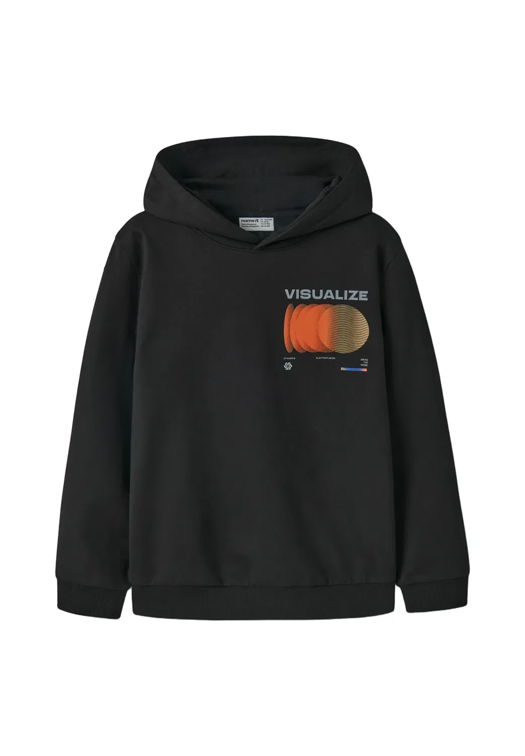 Худи стандартного кроя - худи Name It, Black