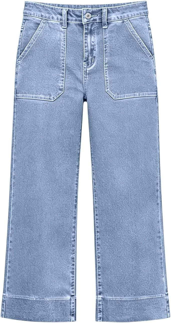 Джинсы свободные женские Light Blue — фото 4