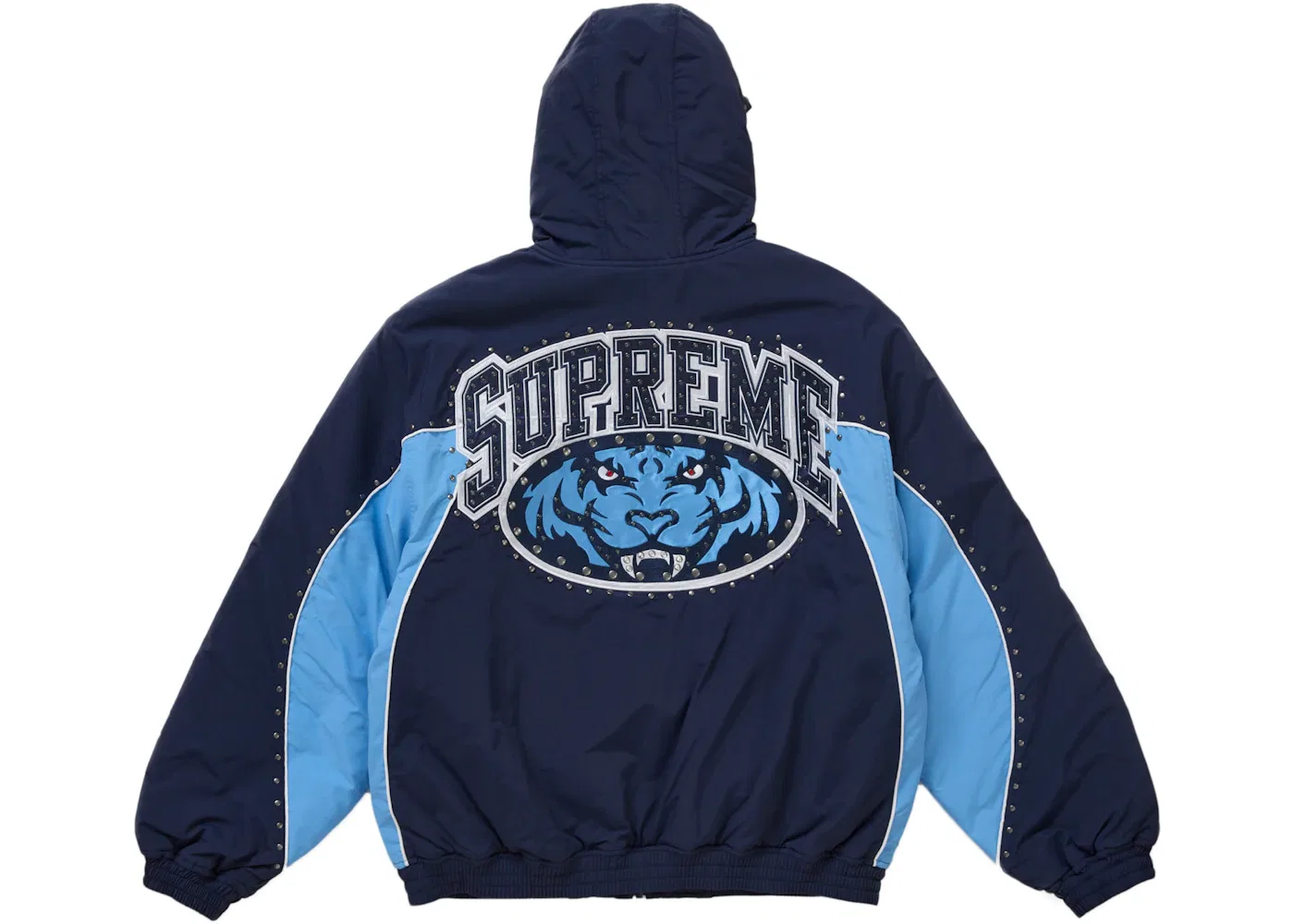 Мужская куртка с принтом Supreme Studded Stadium Jacket Supreme, Navy