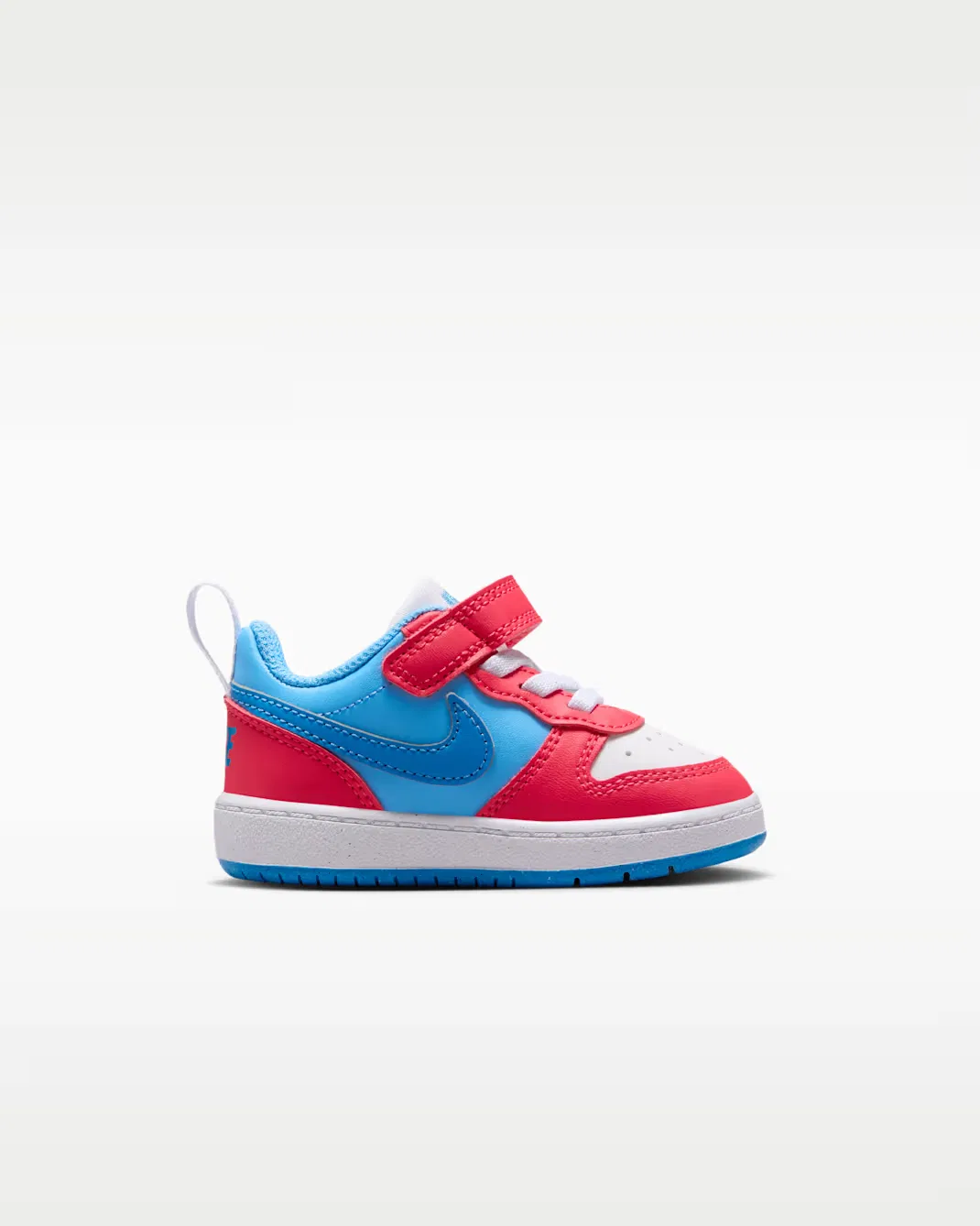 Детская/подростковая обувь Nike Court Borough Low Recraft, Fusion Red/Football Blue/White/Energy — фото 3