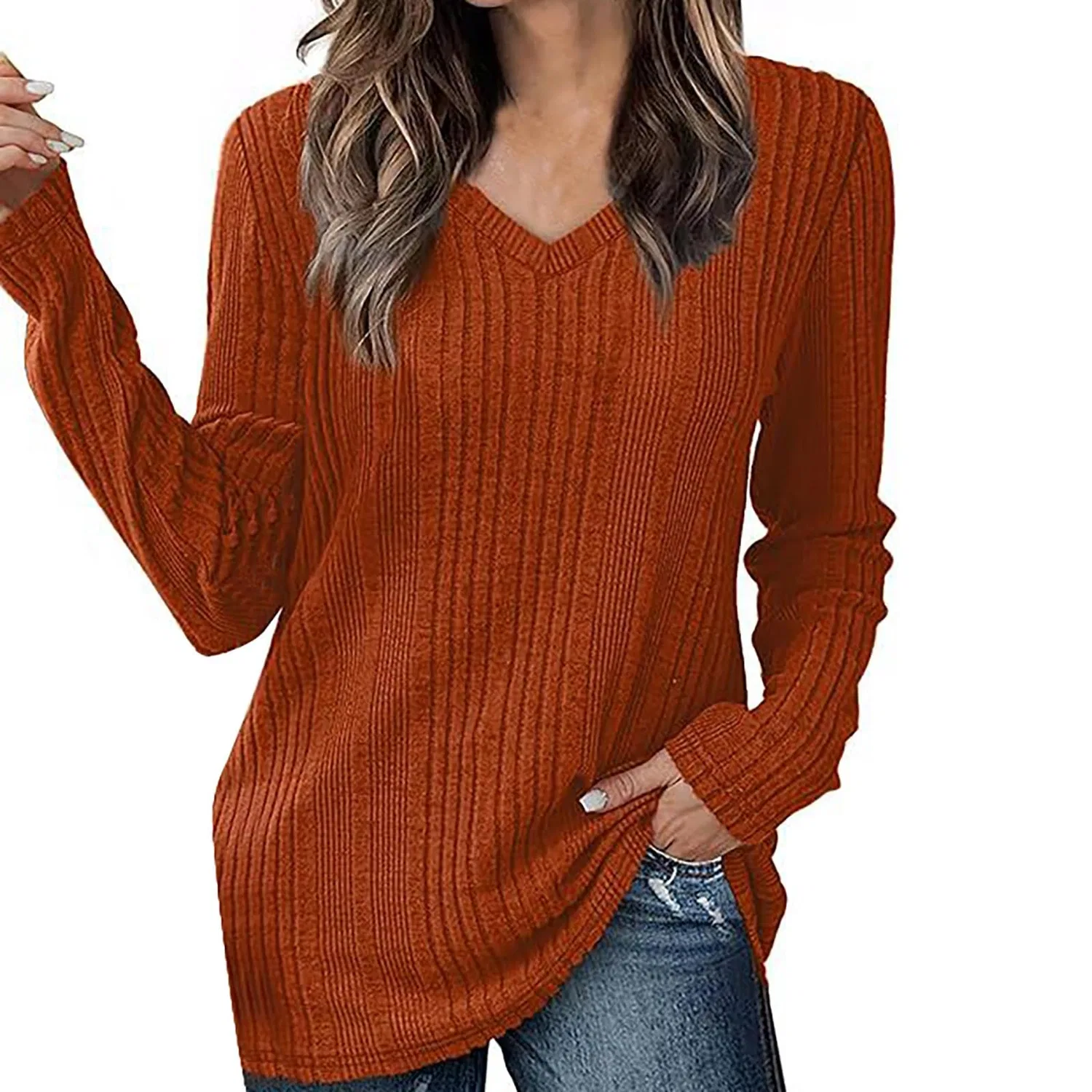 Женский свитер с v-образным вырезом Kindness Sweater, A