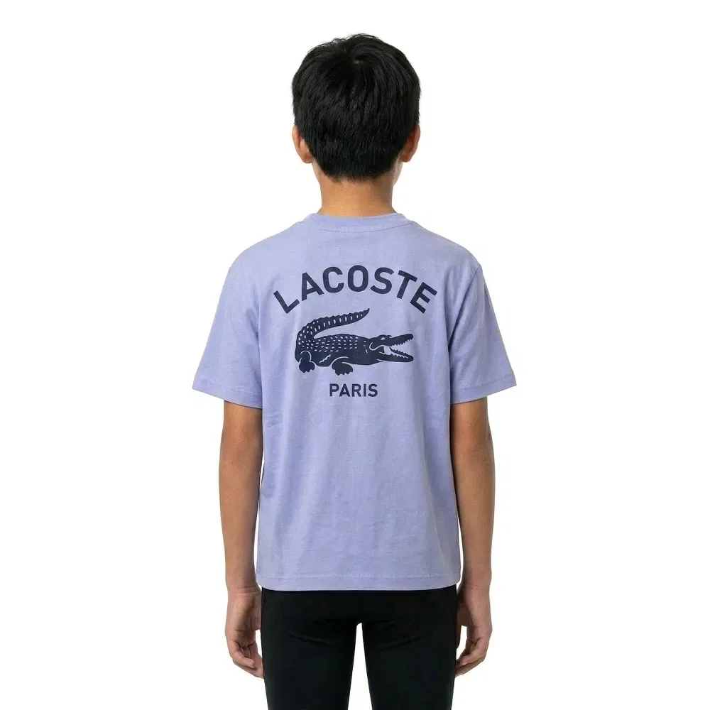 Шапка Lacoste Kids, синий — фото 4