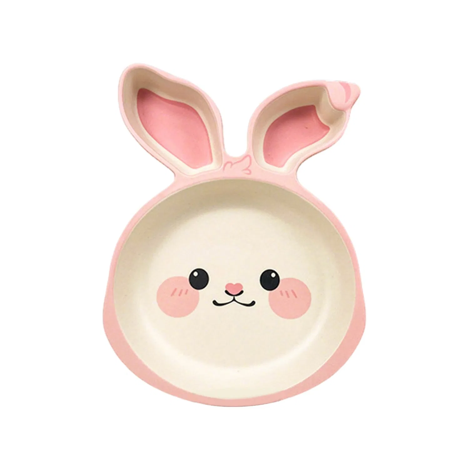 Тарелка детская 3-секционная Easter Bunny, 24.7x18.4 см, Btomtd, pink