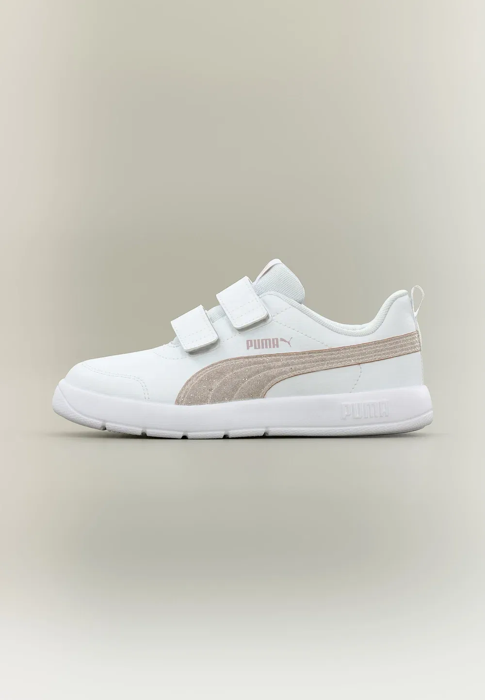 Courtflex унисекс - тренировочные кроссовки Puma, White/Misty Pink