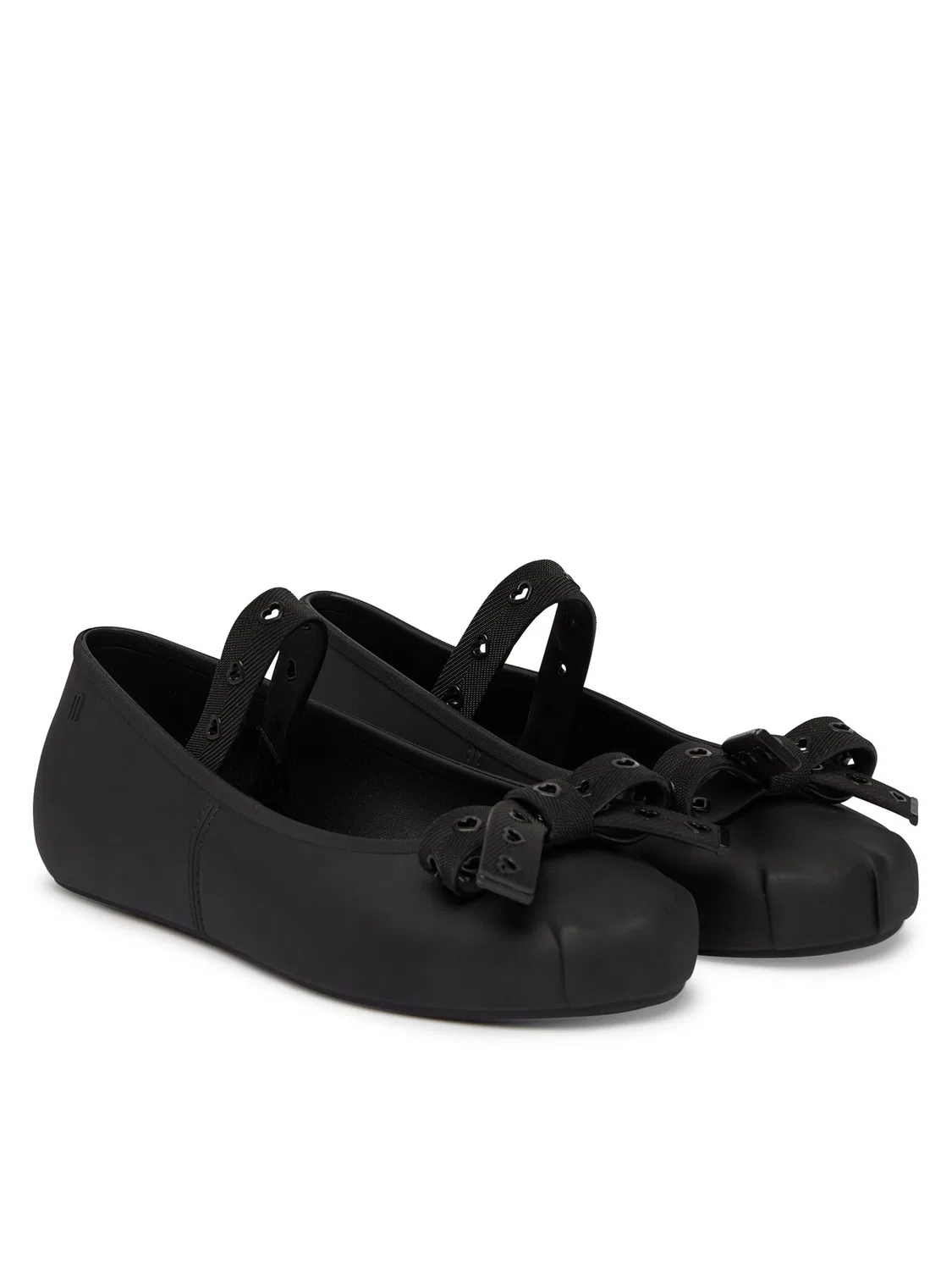 Балетки для девочки Mini Sophie Crush Inf Melissa, черный — фото 2