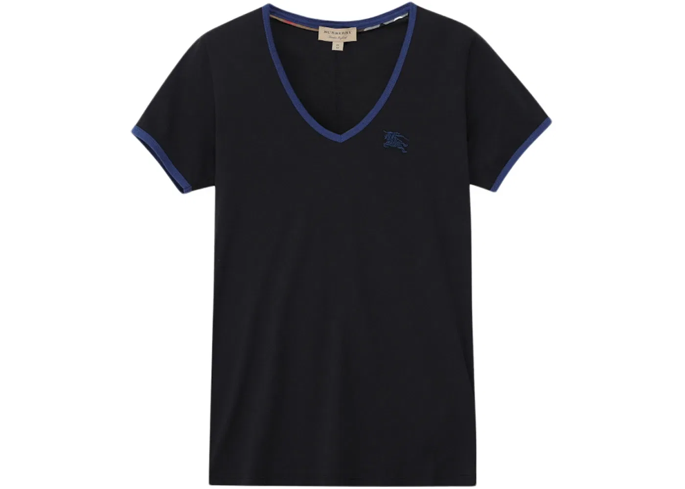 Женская футболка с вышивкой Burberry, Black/Navy