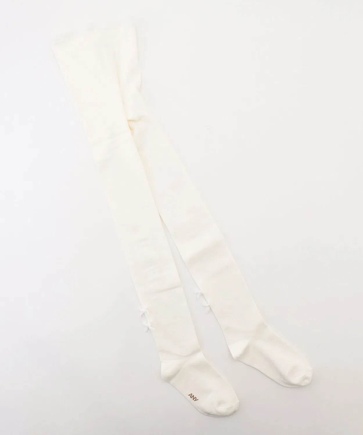 Детские колготки с бантом ANY, White