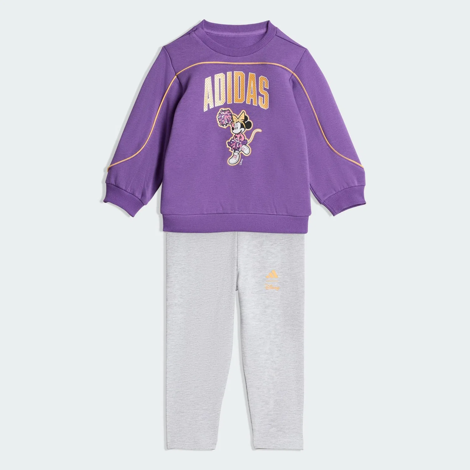 Детский спортивный костюм с принтом Minnie Maus Adidas, Violett Hellorange