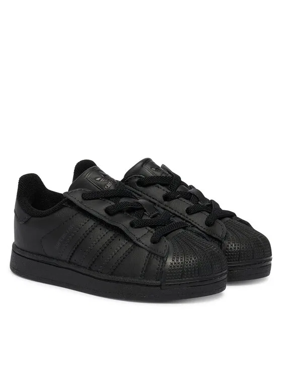 Кроссовки Superstar II Comfort Closure Elastic Lace Adidas, черный — фото 2