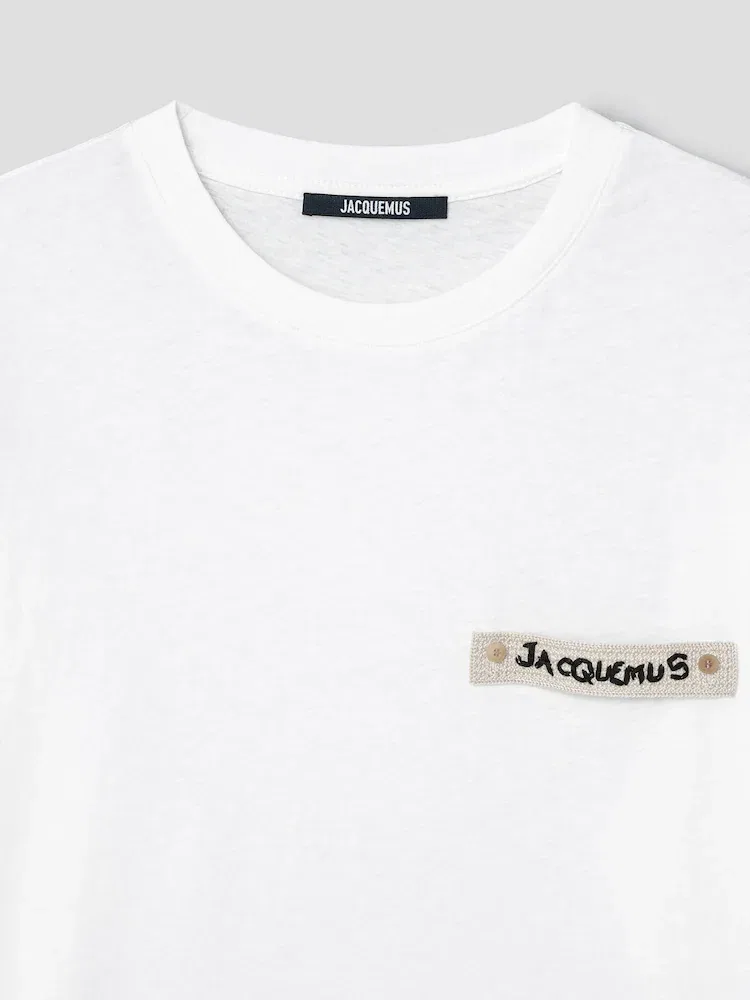 Футболка с коротким рукавом оверсайз Le T-Shirt Plage JACQUEMUS, White — фото 3