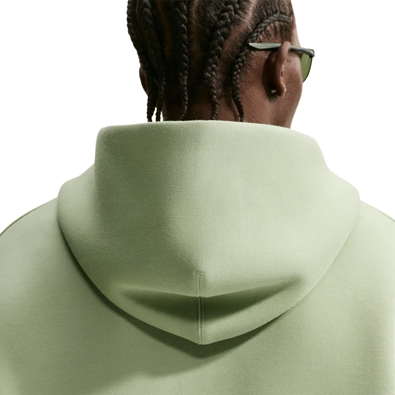 Мужское худи с капюшоном, с длинным рукавом, Nike Tech Fleece Ergo Full-Zip, Nike, Black/Jade Horizon — фото 2