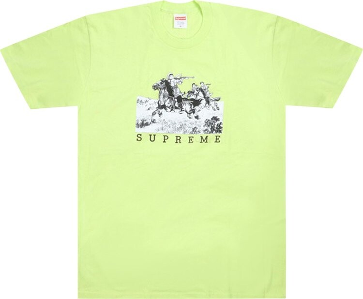 

Футболка Supreme Riders Tee 'Neon Green', зеленый