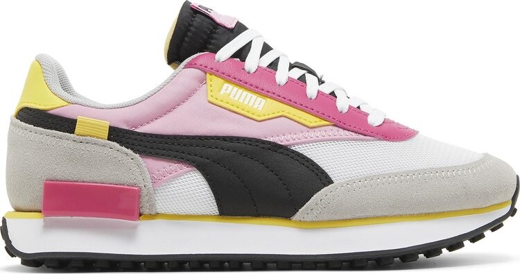 

Кроссовки Puma Future Rider Splash Jr White Prism Pink, белый, Белый;серый, Кроссовки Puma Future Rider Splash Jr White Prism Pink, белый