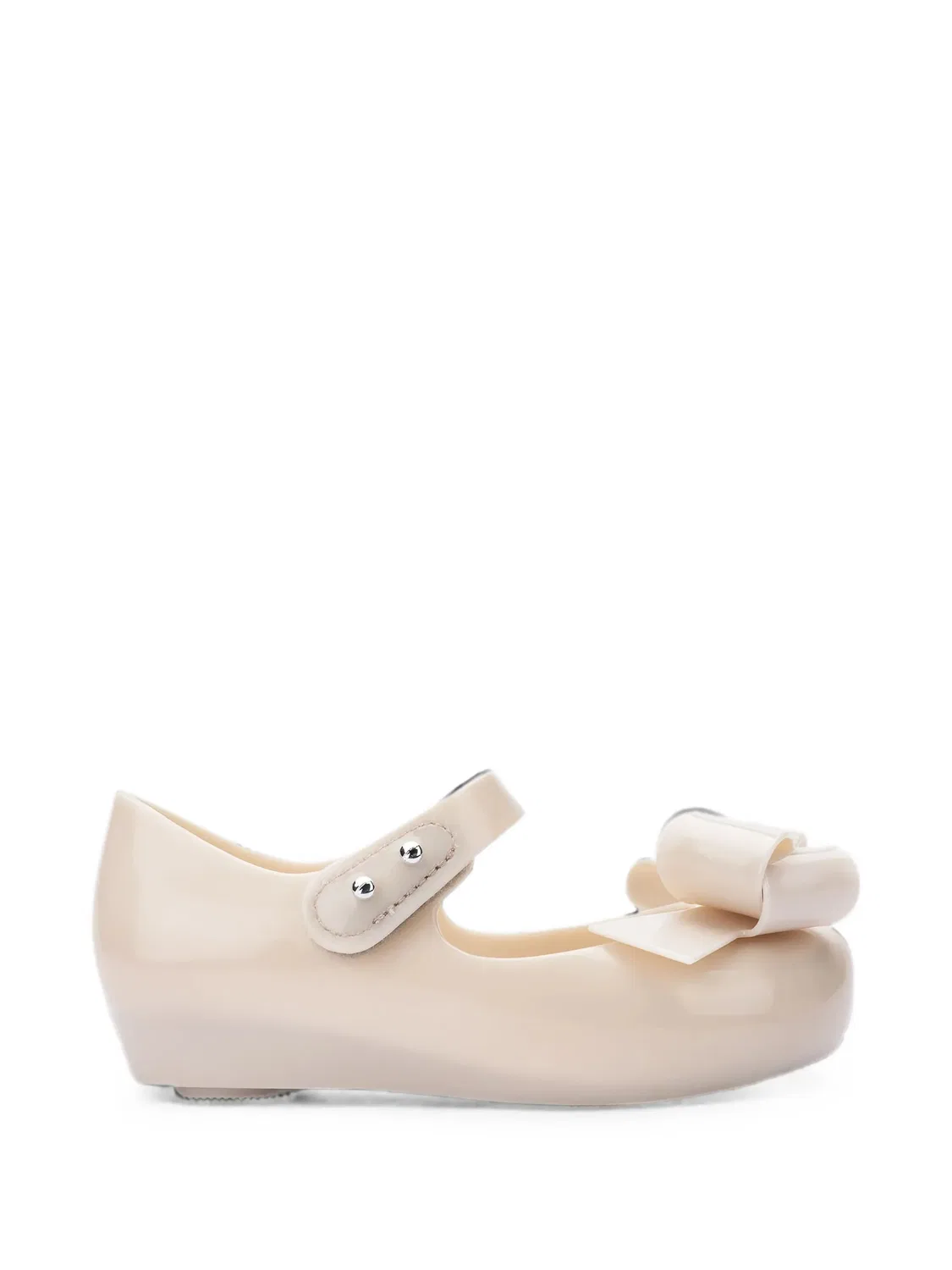 Балетки Ultragirl Classy на липучках Mini Melissa, нейтральные цвета