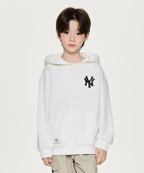 Худи классическое куперс, детское, Mlb Kids, слоновая кость — фото 4