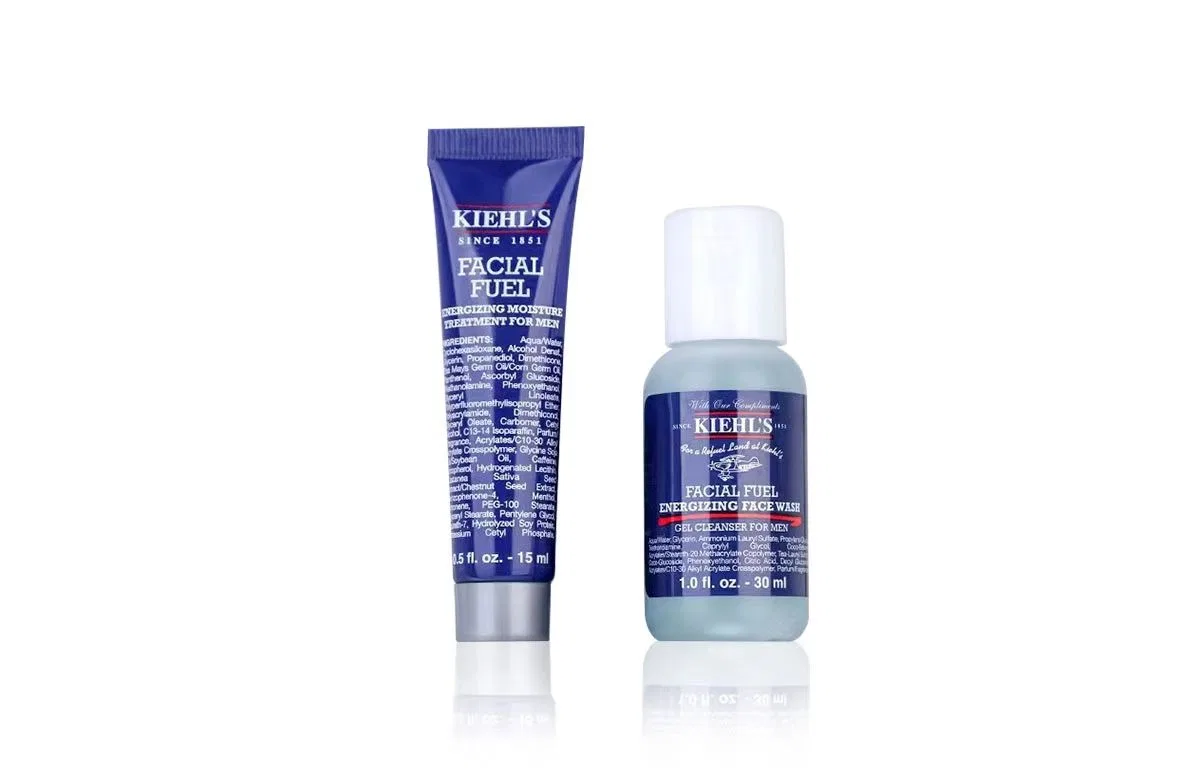 Мужской дорожный набор увлажняющих средств Kiehl's, Цвет: #000000