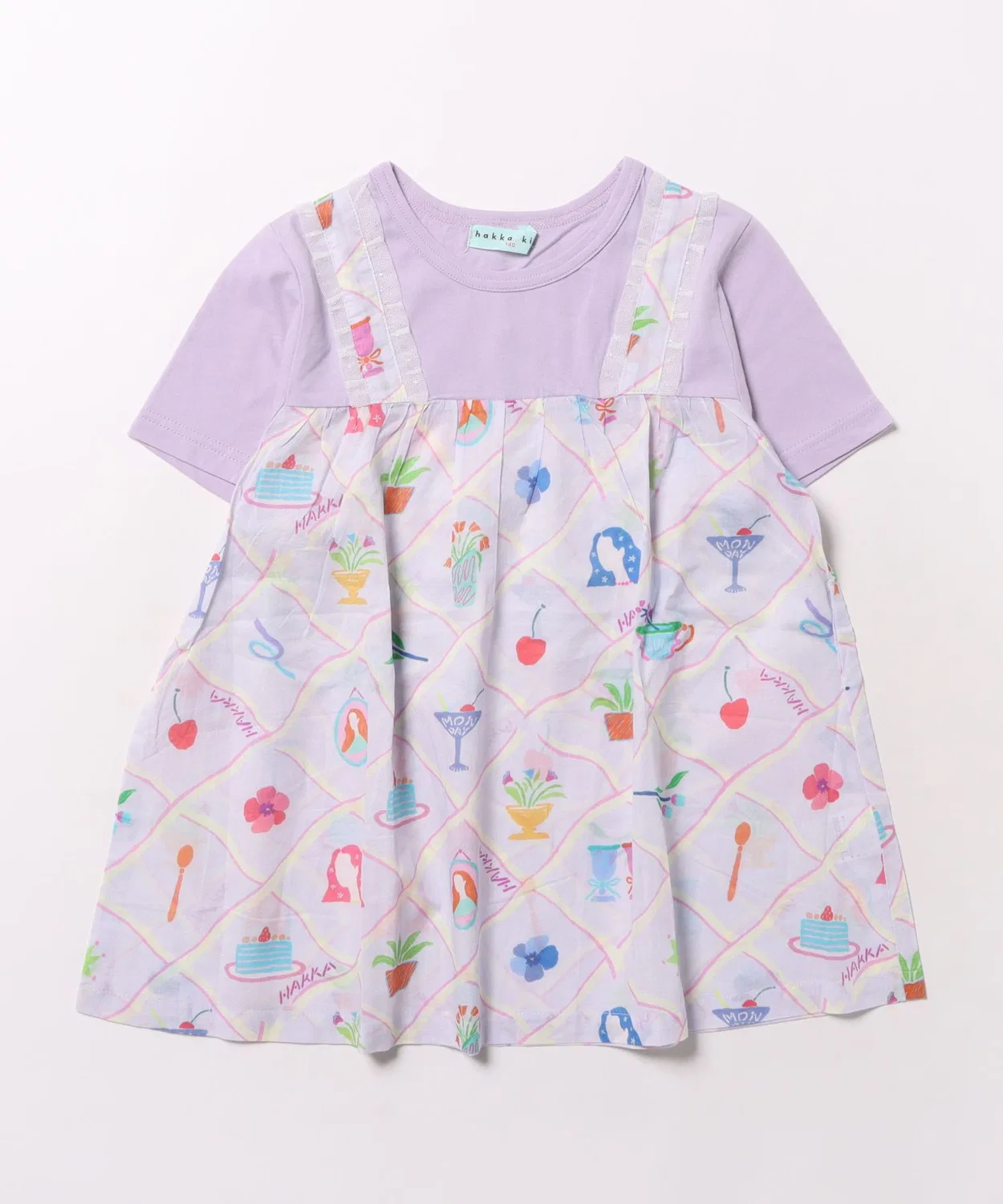 Детская футболка с принтом My Collection hakka kids, Purple