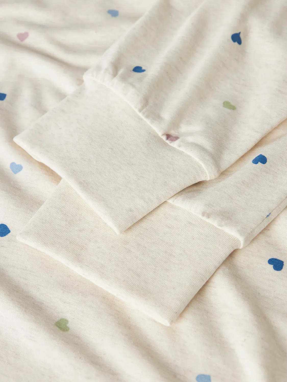 Детская пижама для девочек с принтом Pijama de corazones name it, Marrón — фото 4