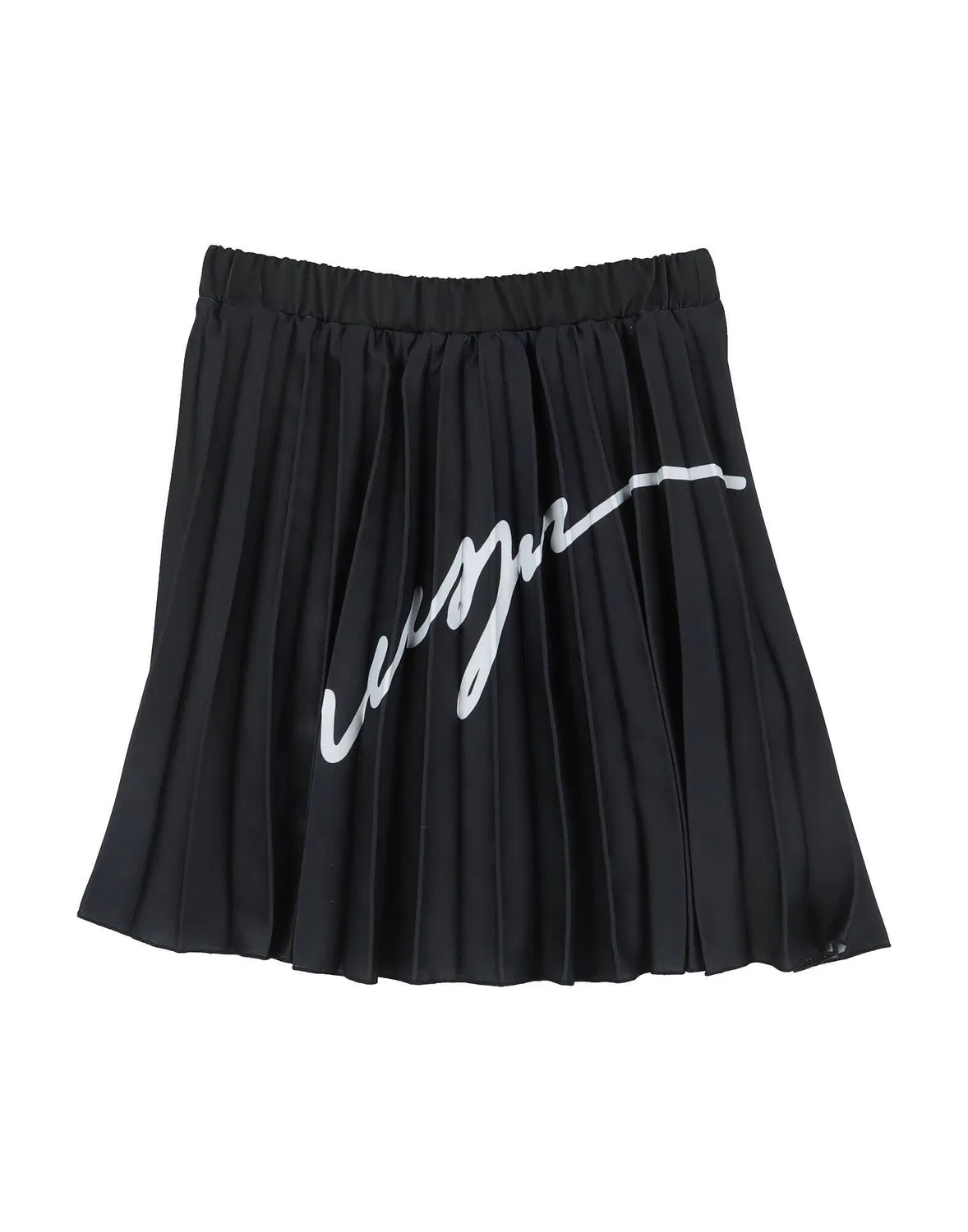 Детская юбка для девочек из сатина с плиссе Msgm, черный