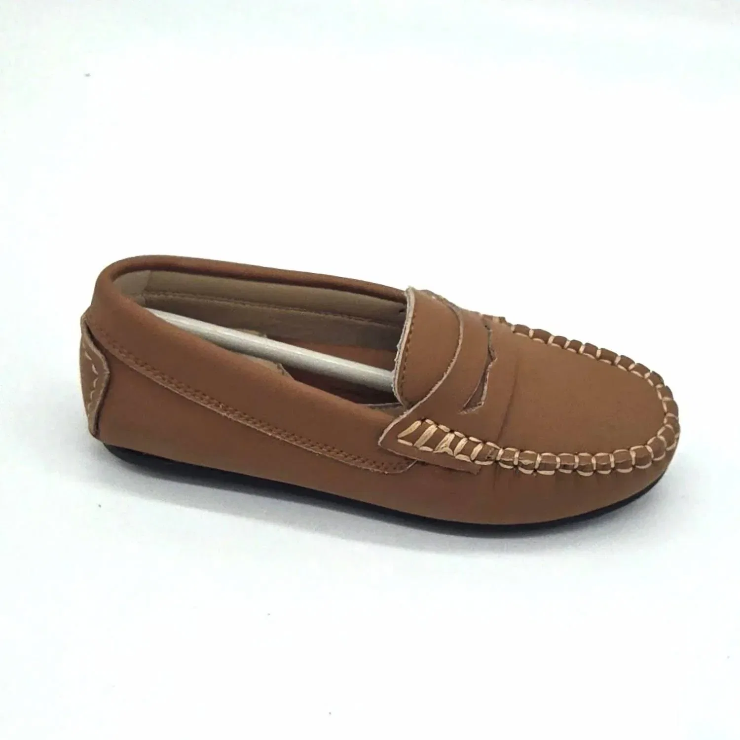 Детские мокасины-лоферы Cosima Penny Loafer из кожи Ralph Miguel, Tan Gum Leather