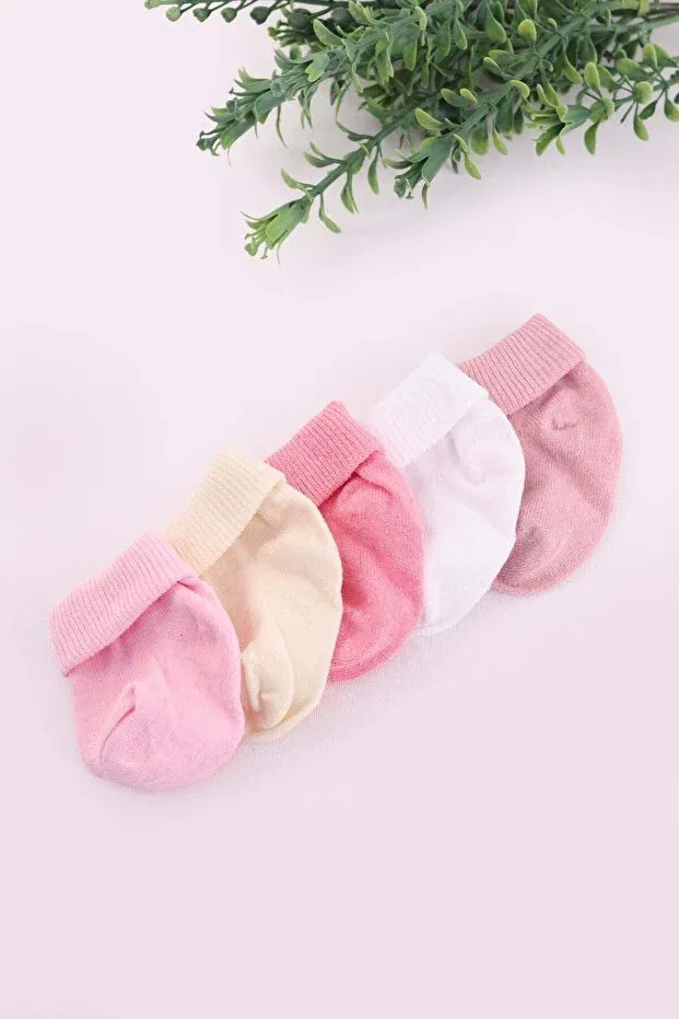 Детские носки органические 5-парный набор Premium Newborn Baby Kidello, Pink
