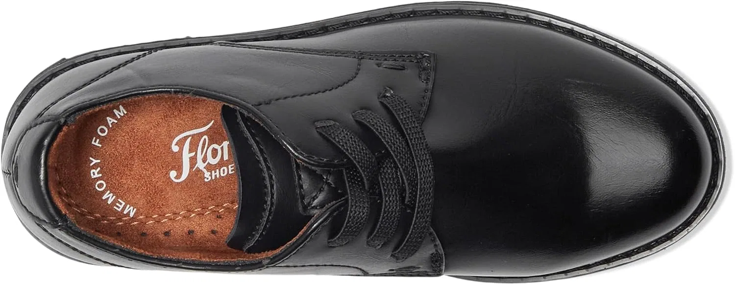 Детские оксфорды с закрытым носком Vibe Florsheim, Black Smooth — фото 4