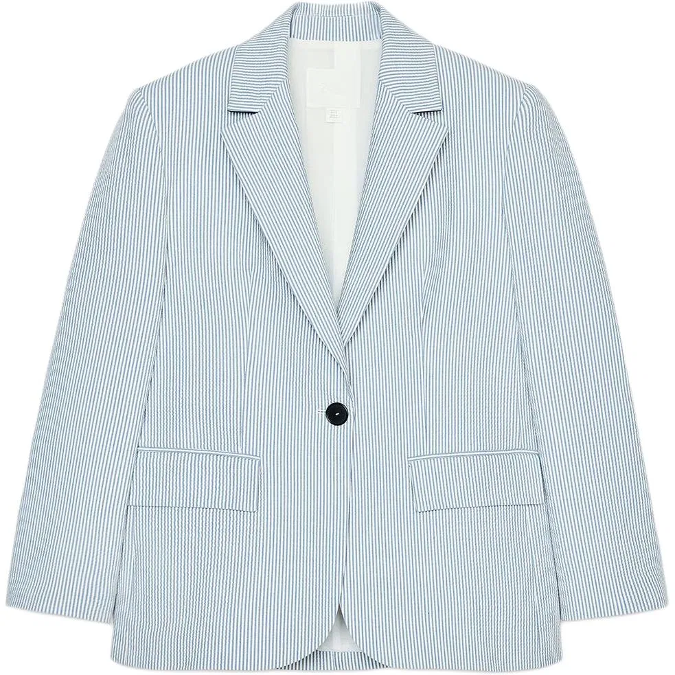 Женский деловой костюм Nude/Blue ZARA, Nude/Blue