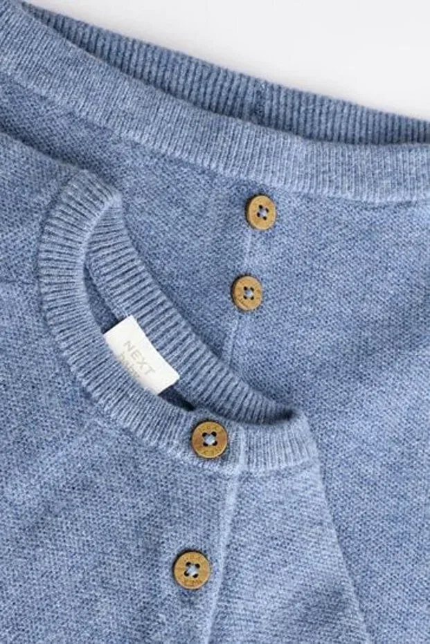 Детский комплект одежды для новорожденных из хлопка Next Baby, Blue — фото 4