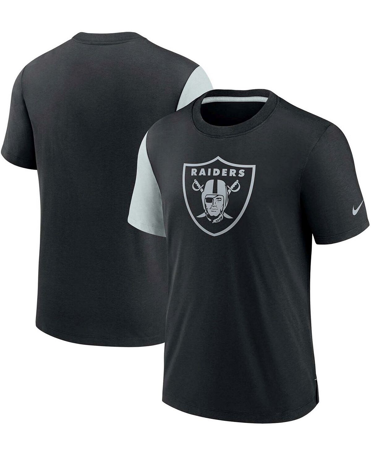 

Мужская черно-серебристая футболка las vegas raiders pop performance Nike, мульти